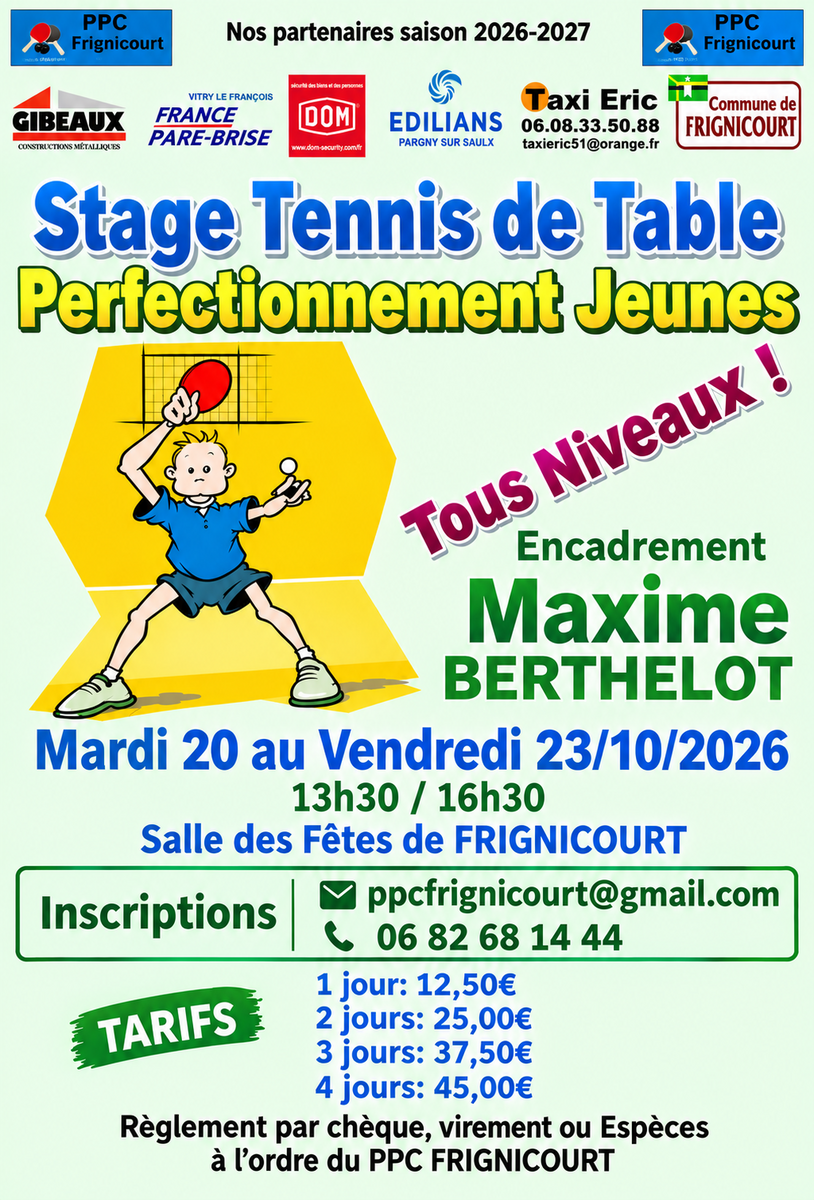 Stage de Perfectionnement JEUNES