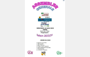 ASSEMBLEE GENERALE du 19 JUIN 2024