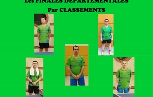 Les FINALES Départementales par classements . . .
