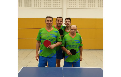 L'Equipe 2 est devenue Championne Départementale de DIVISION 3 . . .