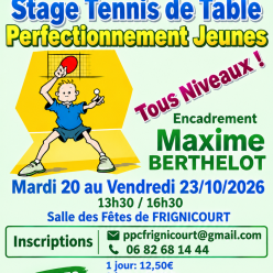 Stage de Perfectionnement JEUNES